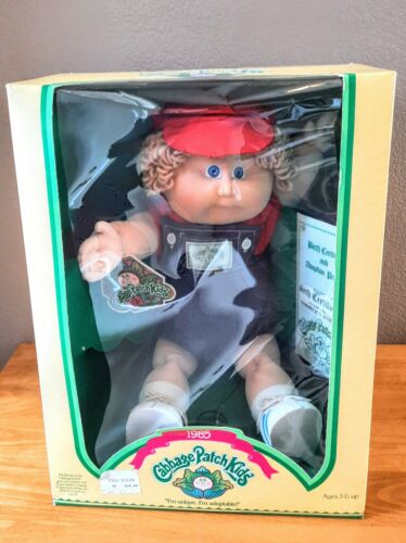 New In Box Cabbage Patch Kids Vintage 1985  Doll - Cornelius Rufus - Rare