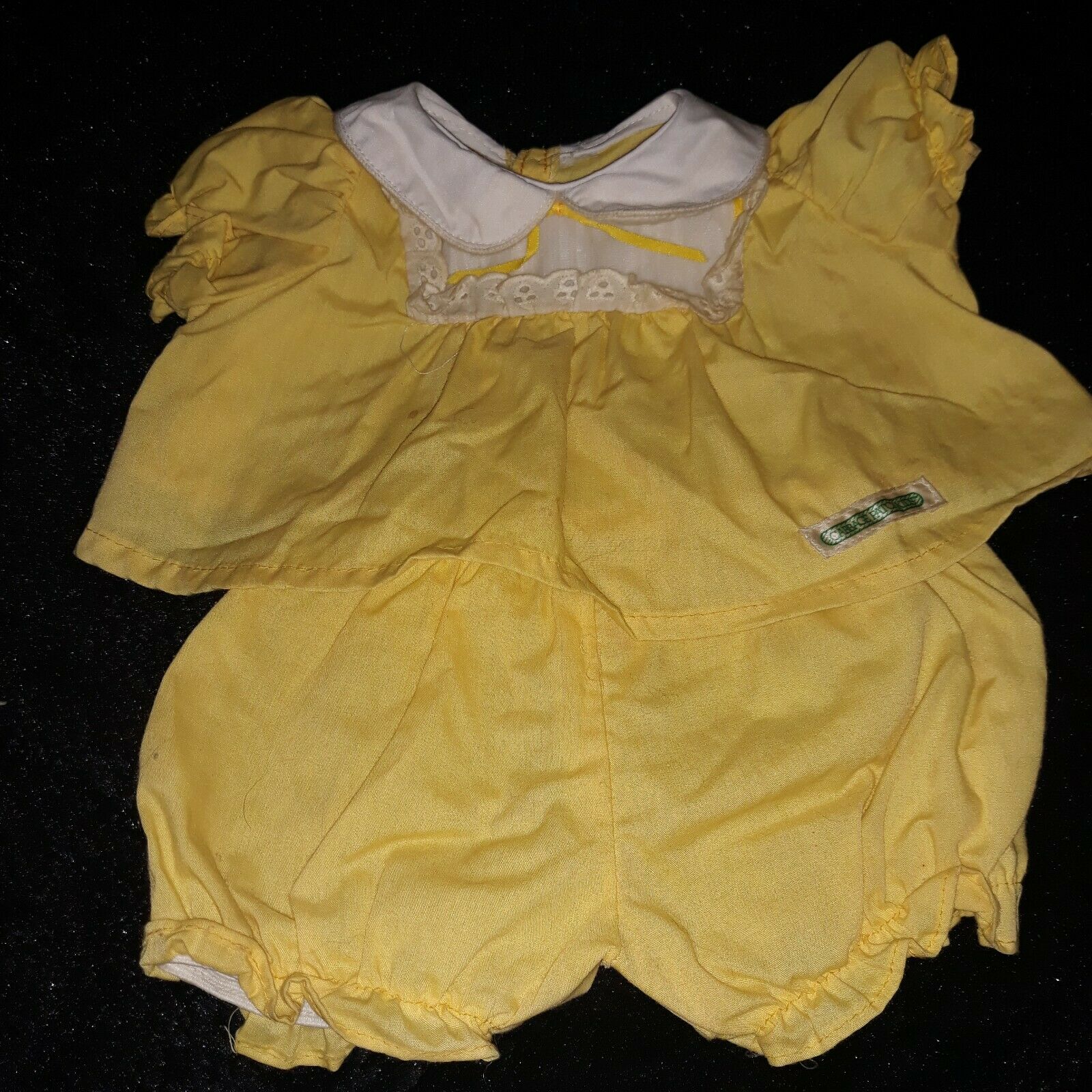 Cabbage Patch Yellow Outfit With Bloomers