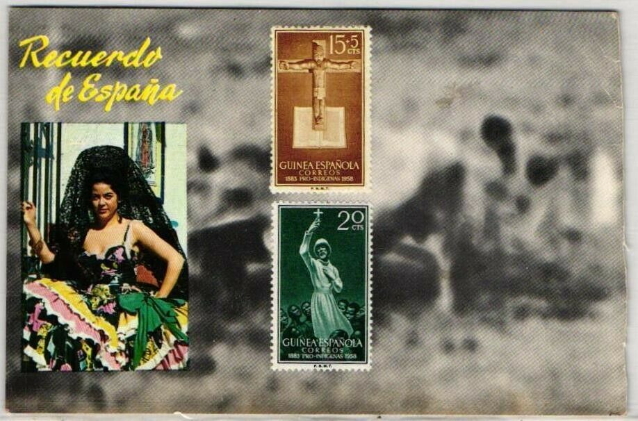 Gp Goldpath: Spain Post Card 1958 _cv721_p14