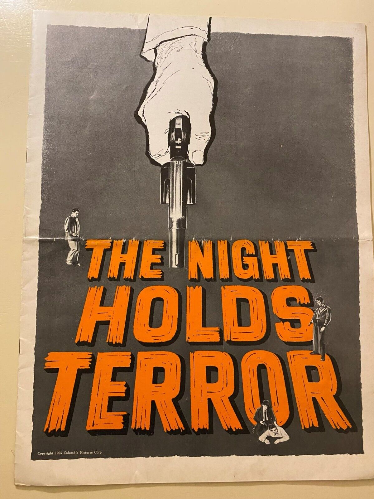 The Night Holds Terror Pressbook 1955 Jack Kelly, Hildy Parks, Vince Edwards