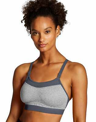 Champion The Show Off Sports Bra Double Dry Max Support Wire Free Vapor Smooth